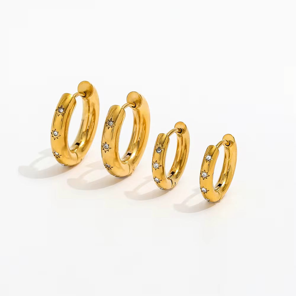 Angie hoop earrings