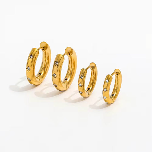 Angie hoop earrings