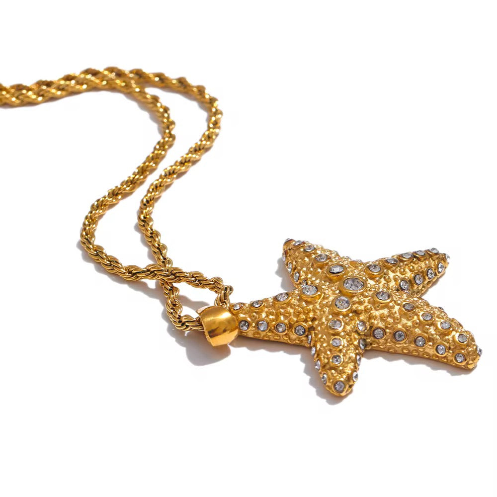 Set Estrella Marina (collar y aretes)